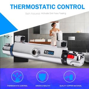 ROBINETTERIE SDB Robinet mélangeur thermostatique de douche à contrôle de température  Mitigeur thermostatique intelligent pour salle de bain---SEV