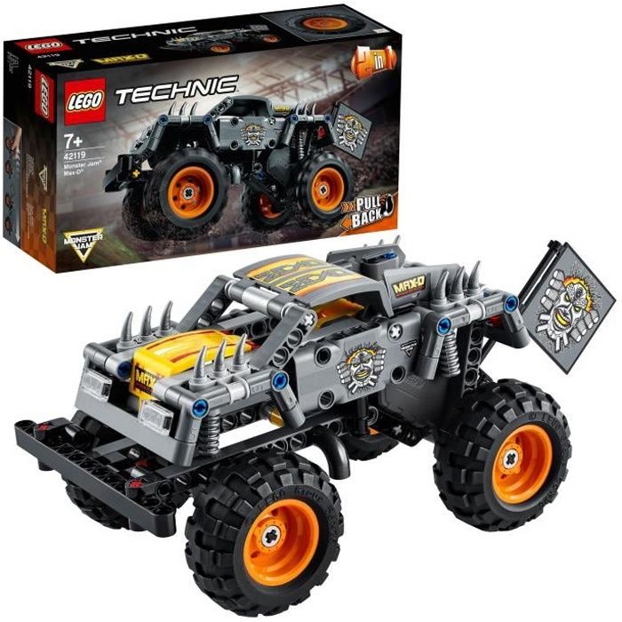 LEGO® Technic 42147 Le Camion à Benne Basculante, 2-en-1, Pelleteuse Jouet,  Engin de Chantier blanc - Lego