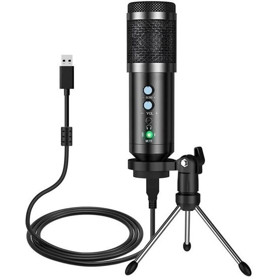 NearStream AM20X Podcast Microphone with Boom Arm, USB/XLR Condenser Microphone for Podcasting/Streaming/Gaming/Record, PC and Audio Mixer, AI Noise Canceling, Gain Control, Sound Monitoring, Mute