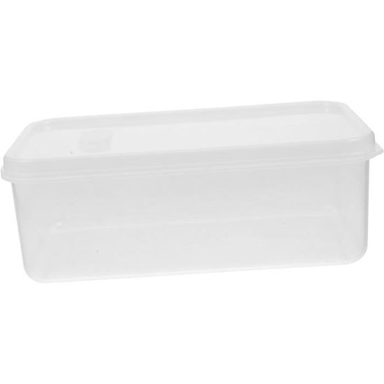 YILANJIN Boîte à Pain Plastique Hermétique - Rangement Pain Frais Avec Couvercle - Blanc/Rouge