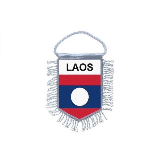 Fanion Drapeau Zaire Pour Voiture - 15 X 10 Cm - Polyester Imprimé Recto-verso - Décoration Auto, événements Sportifs Ou Patriotiques