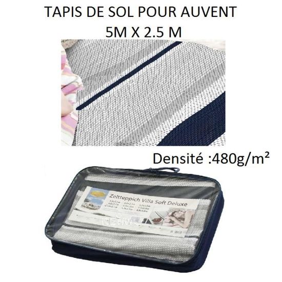 Tapis De Sol Pour Auvent Caravane Tapis De Sol Auvent Caravane 5x2 5m Prix Pas Cher Cdiscount