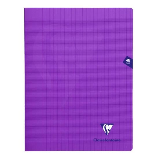 Clairefontaine Metric - Cahier Pour Du00e9ficients Visuels - 11 X 17 Cm 96 Pages Grands Carreaux Noirs Agrandis Disponible En Differents Coloris 405145536