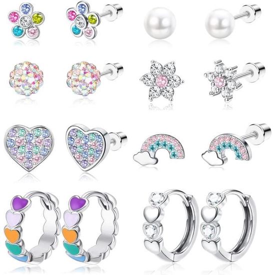 600 Crochets D'oreilles Hypoallergéniques DIY - Or Et Argent Avec Bouchons Transparents - Pour Créations Bijoux
