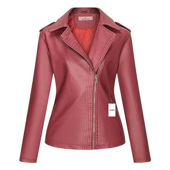 Veste En Cuir Marron Pour Femme K-YEN Taille 36 - Style Décontracté, Coupe Ample, Occasion Bon état