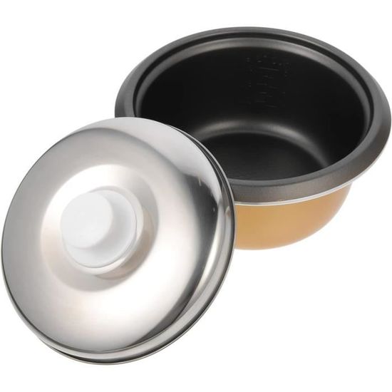 Pot Intérieur Cuiseur à Riz En Inox 2L/3L - Pièce De Rechange Compatible Plupart Marques