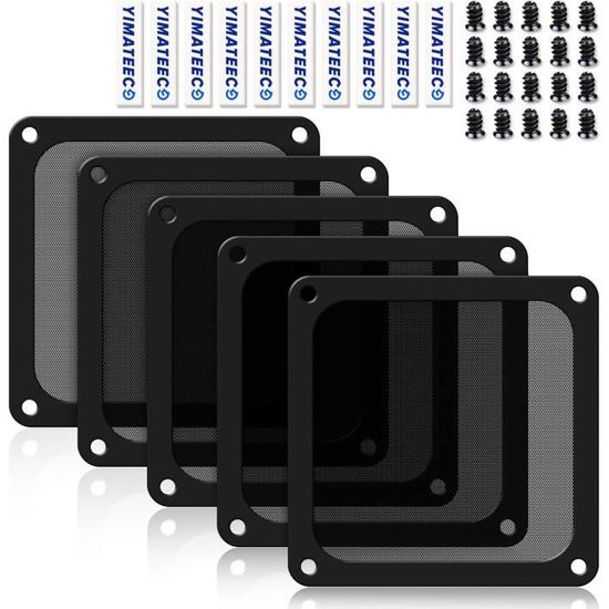 2 Pièces Filtre Anti-Poussière PC 400x300mm Avec Bandes Magnétiques - Maille PVC