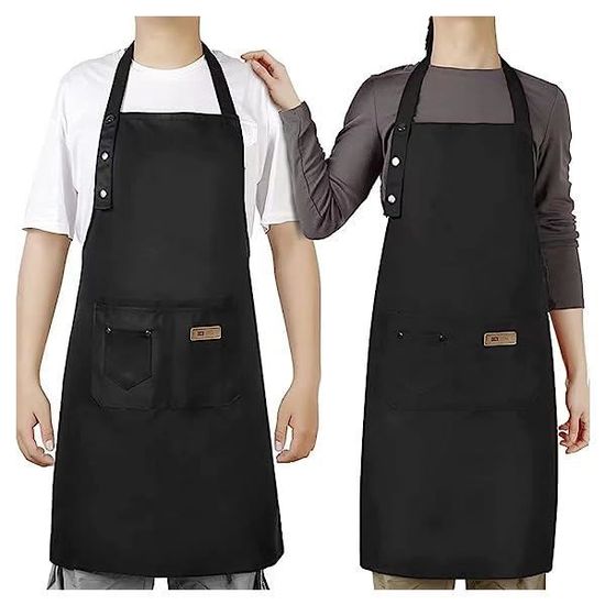 Tablier de cuisine pour enfant avec poche imperméable pour garçons et filles