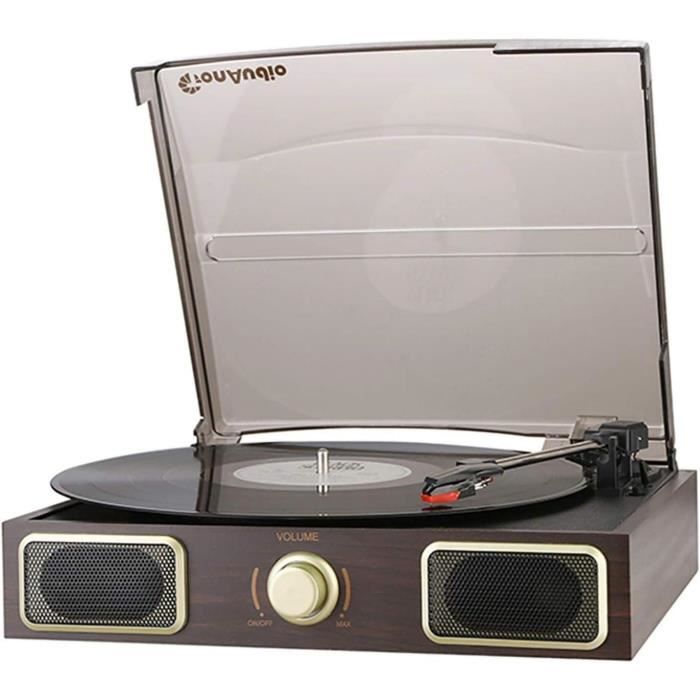 Platine Vinyle Tourne-Disque, phonographe Portable, Tourne-Disque rétro, Lecteur Vinyle avec