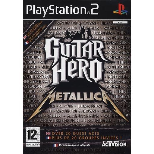Deg Guitar Hero Metallica / Jeu Console PS2