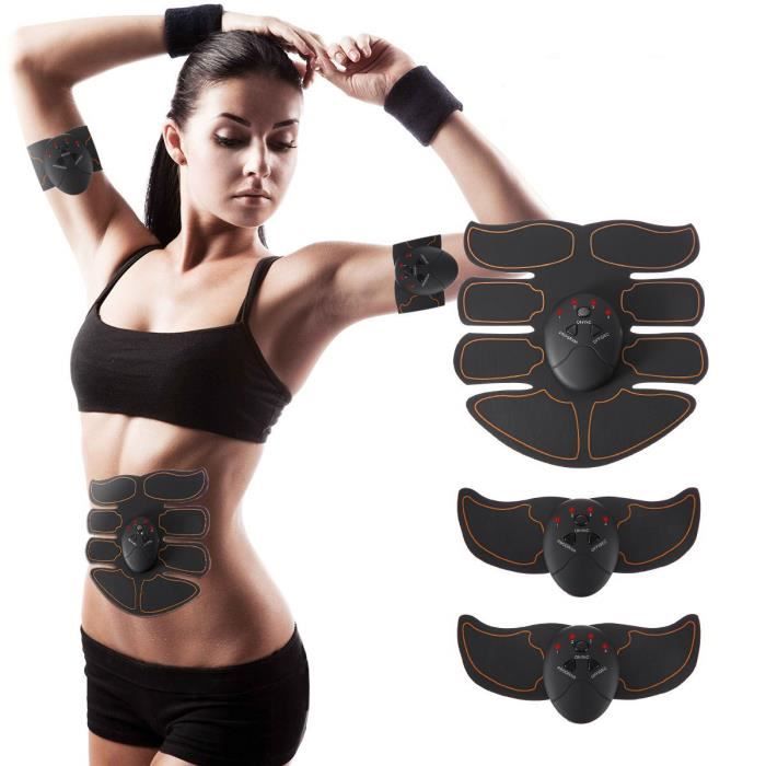 Appareil Abdominal, Smart Ceinture Abdominal Massage Musculaire Bras Multiple Endroit Fitness ou Cuisses Entraînement Tonifier pour