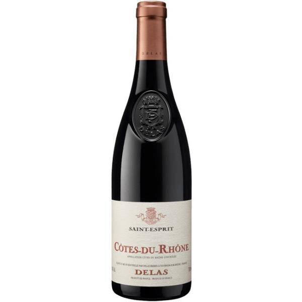 6x Delas Frères Saint-Esprit - Rouge - Côtes du Rhône - 2017