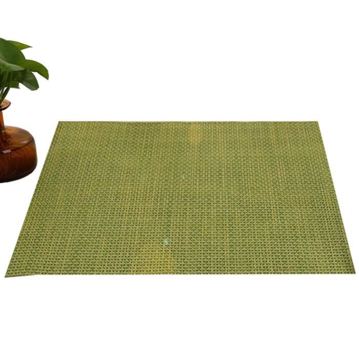 4pcs Sets de Table en PVC Antidérapage - Isolant - 45x30 cm - Tapis de Table Lavable pour Cuisine Occidentale