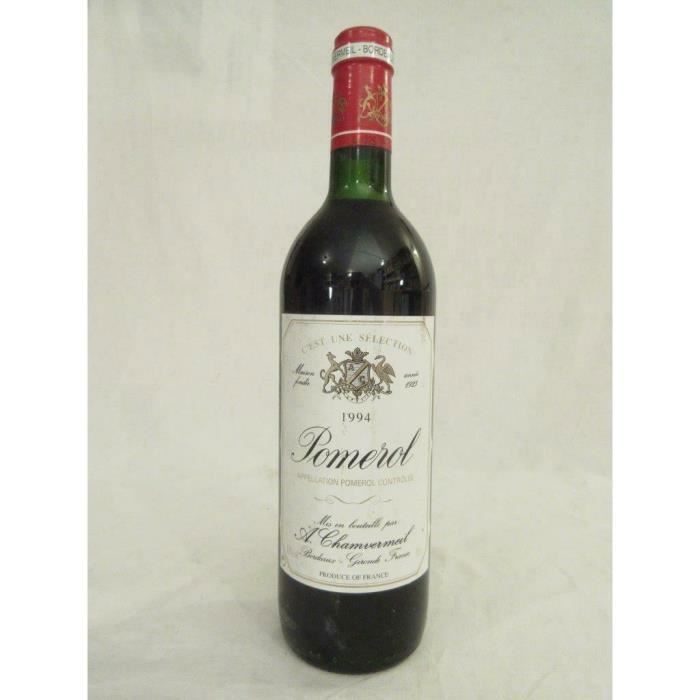 pomerol chamvermeil (négoce) rouge 1994 - bordeaux