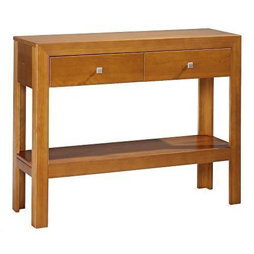 Dogar Kynus-Console 2 Tiroirs tagère Cerise