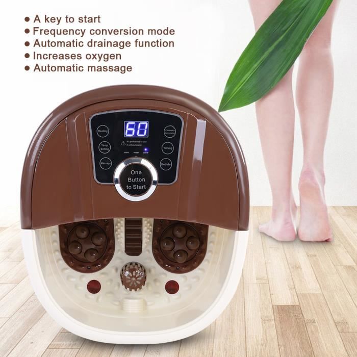 Masseur de spa pour les pieds Portable Vibration Pédicure Tremper Baignoire UK Plug 220 V -XNA
