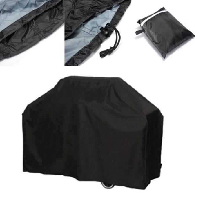 Housse de Barbecue Etanche XL 190x71x117CM-Noir