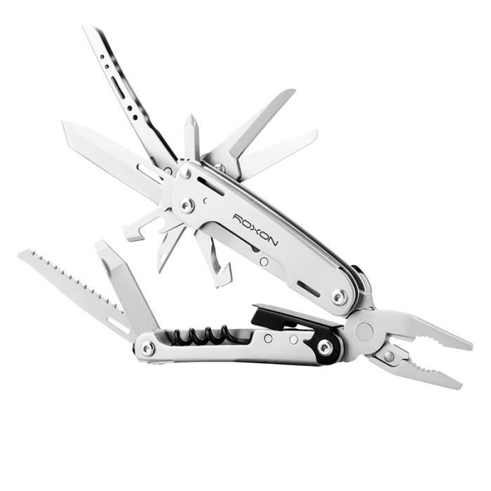 Lepfun FP001 Pince Multifonction, Eventronic Multi-outils Pince en Acier Inoxydable Multiusages de Plein Air