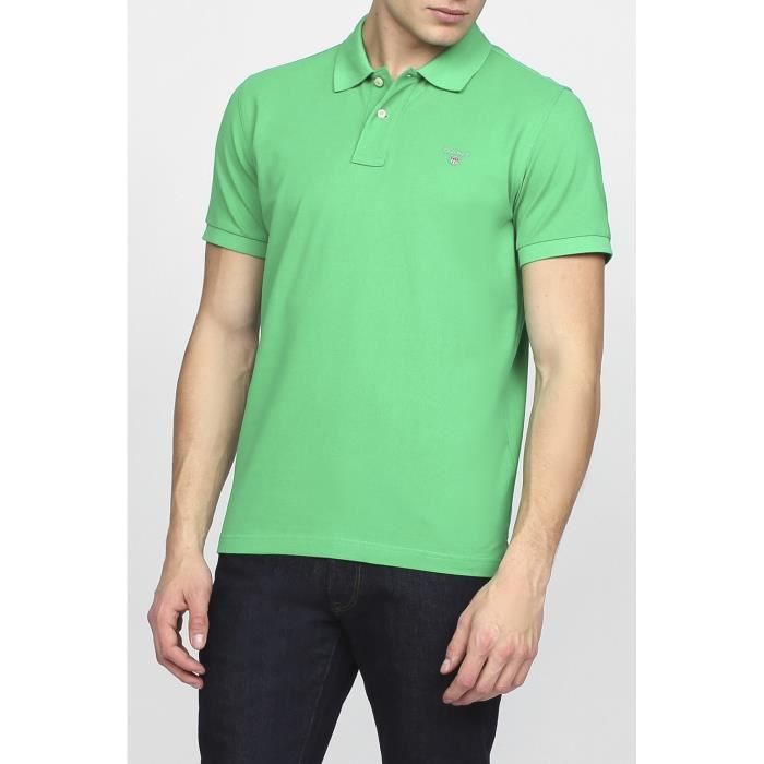 GANT Polo 2201 avec les manches courtes Homme VERDE 313