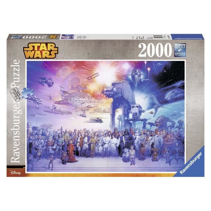 Ravensburger - 16701 - Puzzle Classique - Saga Star Wars - 2000 Pièces