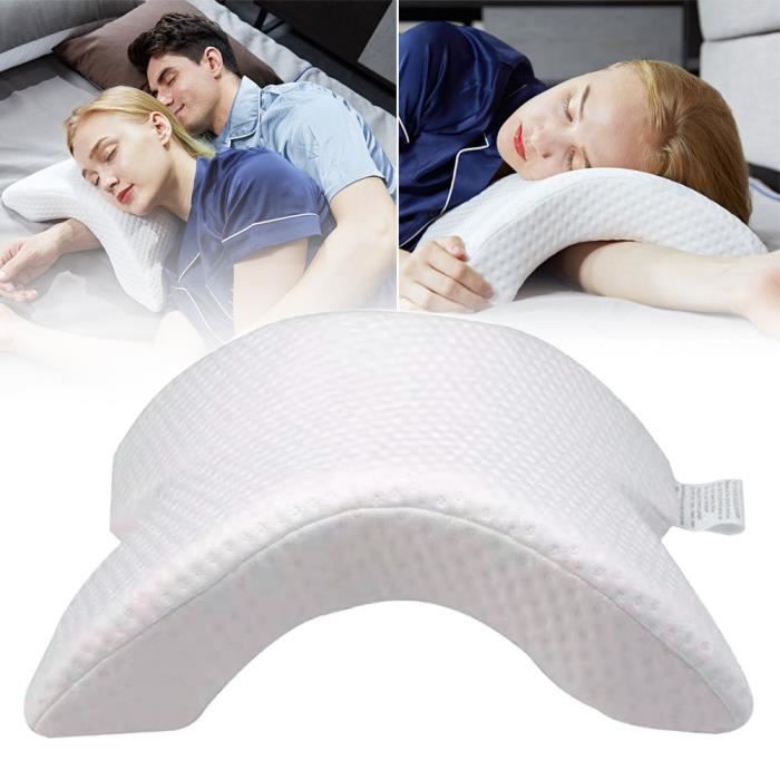 Oreiller Spécial pour Couple 6 en 1 Coussin à mémoire en forme de U Rebond lent Multifunction Cou Dos Dorsale Soins de Santé
