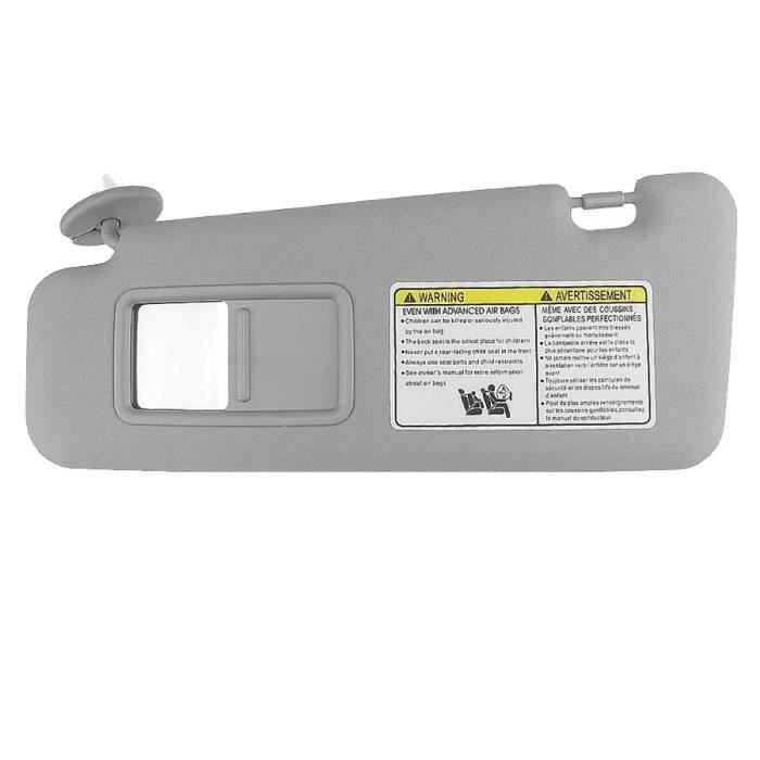 VisièRe Pare-Soleil de Conducteur Gauche de Voiture avec LumièRe de Vanité pour Toyota Highlander 2008-2013 74320-48500-B0
