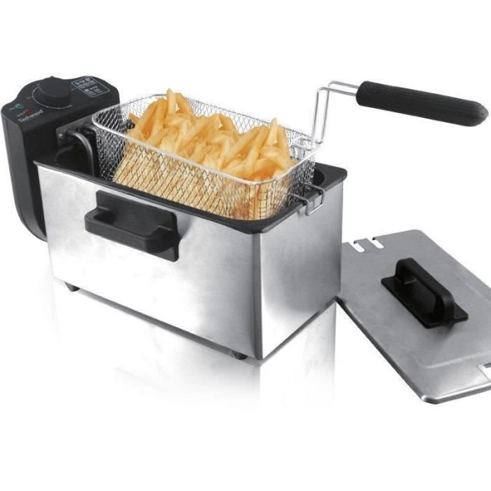 TECHWOOD TFR-300 Friteuse électrique semi-professionnelle - Inox