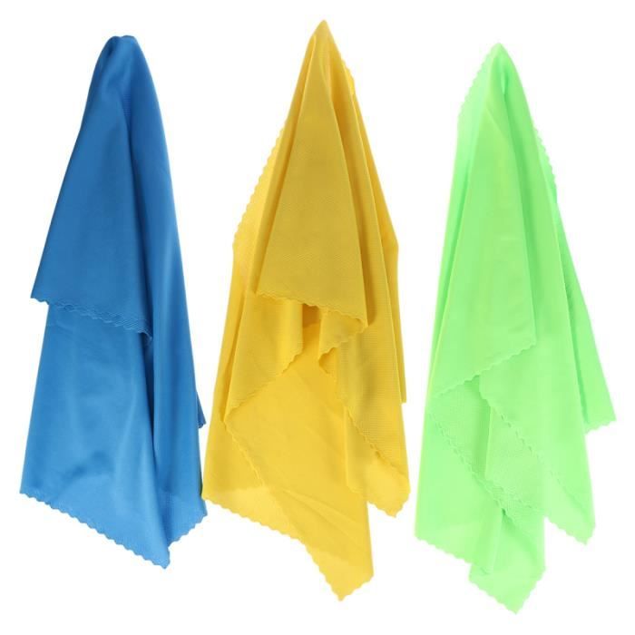 3pcs serviette de refroidissement à froid microfibre à séchage rapide pour la course TAPIS DE SOL - TAPIS DE GYM - TAPIS DE YOGA