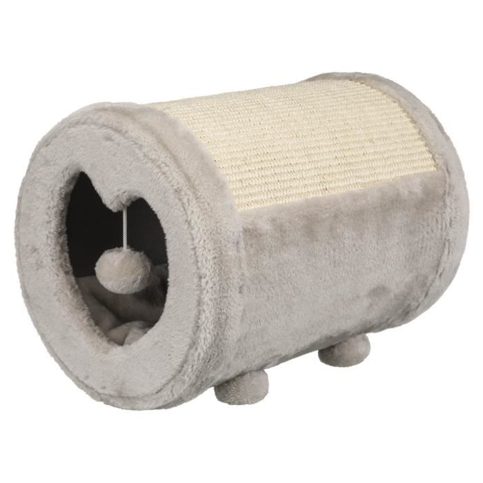 TRIXIE Griffoir rouleau - Ø 27 x 39 cm - Gris - Pour chat