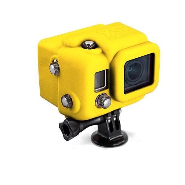 XSORIES Housse en silicone avec Capuche pour GoPro HD Hero3 - Jaune
