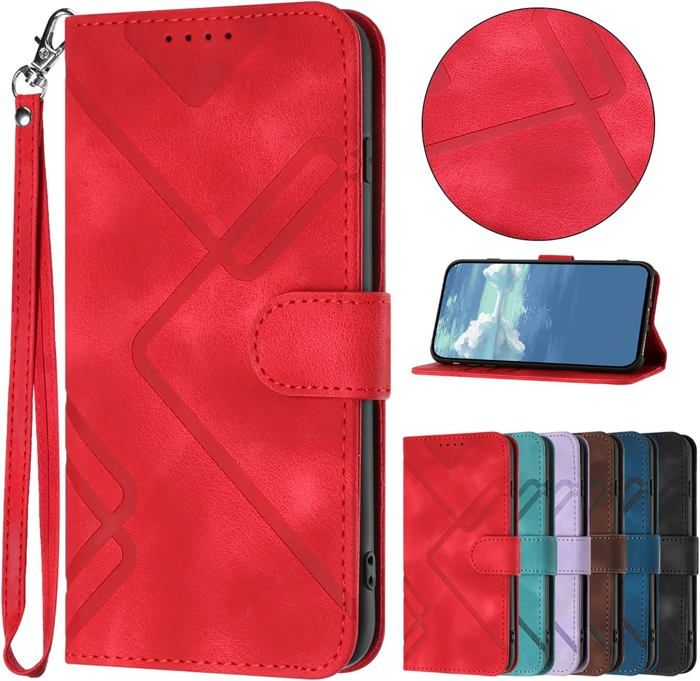 Housse En Cuir PU Premium] [Etui à Rabat] [Pochette De Portefeuille