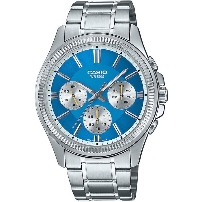 Montre - CASIO - MTP-1375PD - Homme - Bleu Foncé - Quartz - Analogique