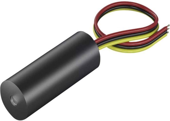 Linienlaser, grün, 520 nm, 90 °, 10 mW, 24 V DC, 20x80 mm, Laserklasse