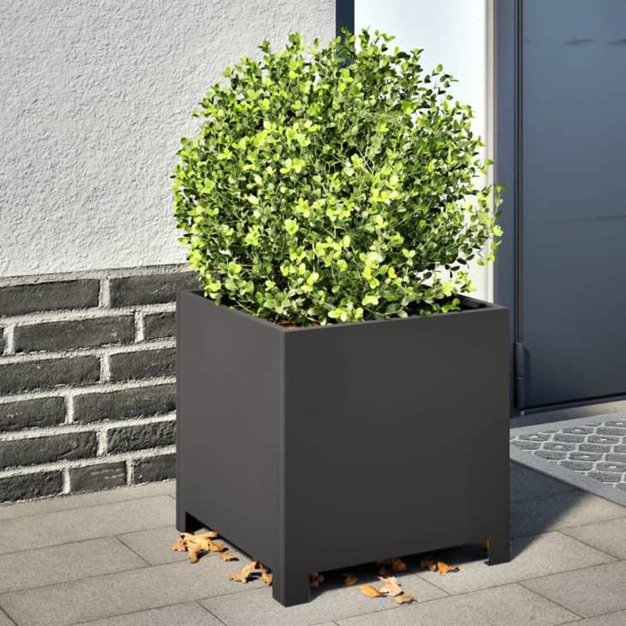 VidaXL Jardinière 50x50x50 Cm Acier Corten - La Poste Pro