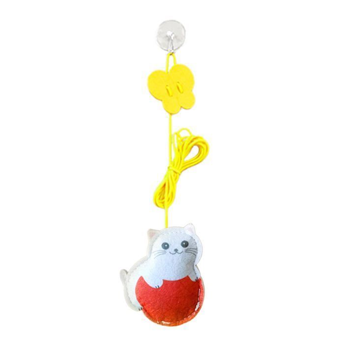 Jouet en plumes pour chat de porte jouets pour chats jouets interactifs à suspendre à la porte jouets attrayants(chaton en