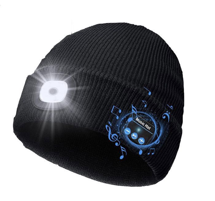 Meilleurs prix pour Idee Cadeau Homme Original Utile, Idee Cadeau Noel Original, LED Bonnet Bluetooth Homme, Bonnet Homme/Femme, Cadeau Papa