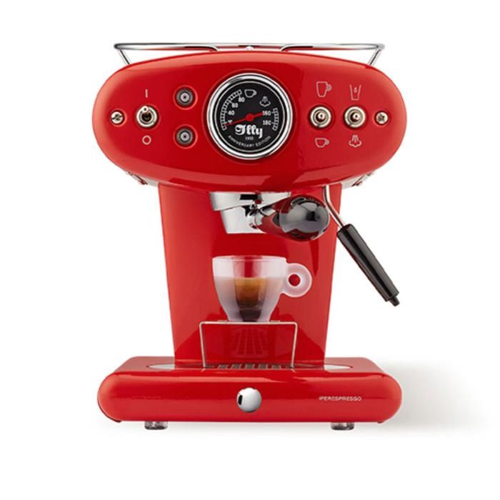 Machine à Café Illy Iperespresso X1 Anniversary Eco Mode - Rouge - 8 Capsules Offerte