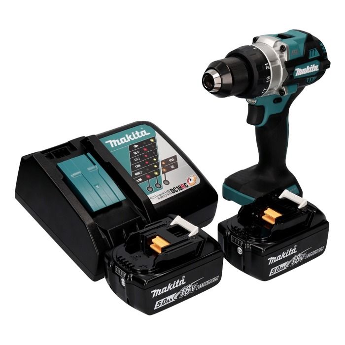 Perceuse visseuse sans fil Makita DDF 486 RT 18V 130 Nm Brushless