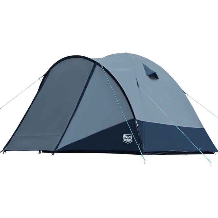 Tente double imperméable pour la randonnée - Pwshymi - Vert - Tissu