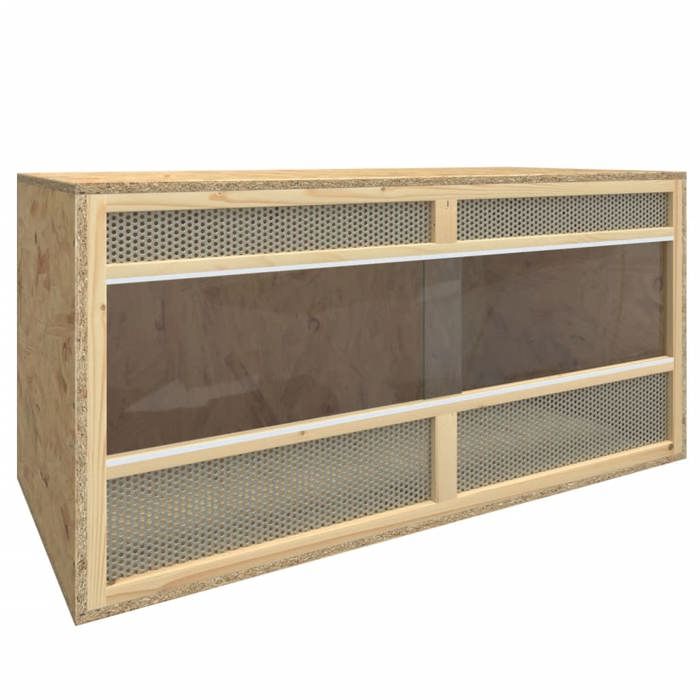 Meilleurs prix pour [69354]Terrarium Bois dingénierie 100x47x47 cm - pour extérieurdesign élégantPoids:17.95