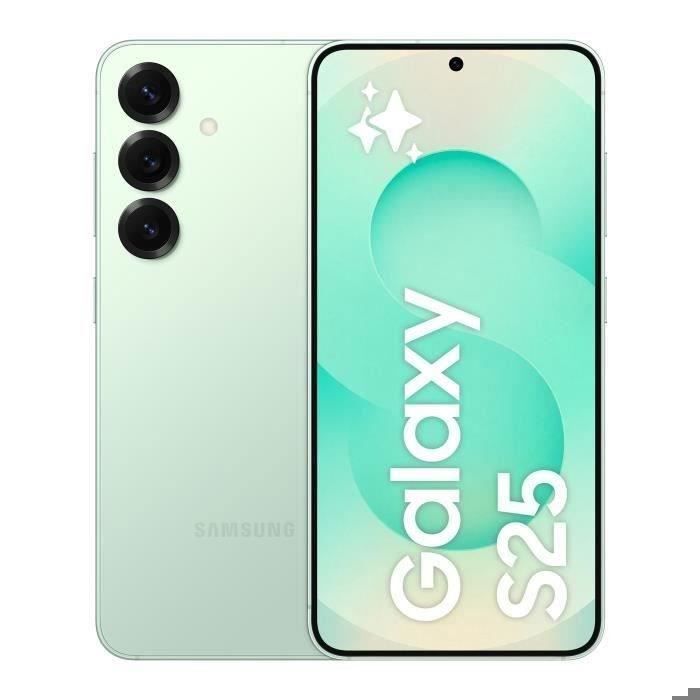 SAMSUNG Galaxy S25 AI Smartphone 512 Go Vert Single SIM - Version US (États-Unis)