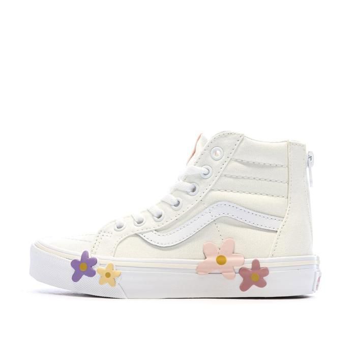 Vans Baskets Beiges Fille Vans Flower
