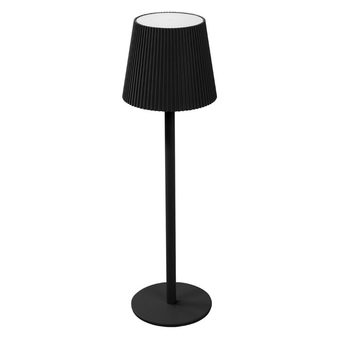 Lampe de table LED ML-Design 10x36cm noire lumière blanche chaude 4 niveaux rechargeable via USB C Lampe de table LED ML-Design 10x36cm noire lumière blanche chaude 4 niveaux rechargeable via USB C