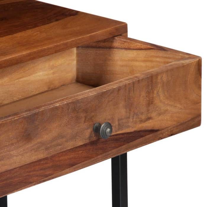 NEUF Armoire TV - Brun - Meuble TV - TABLE TV - 160x30x45 cm - Bois de Sesham massif TT2788