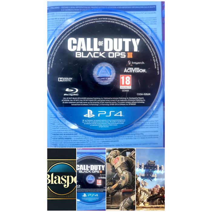 Activision Call Of Duty Black Ops III PS4 – Jeu Seul Sans Boîtier – Blu-Ray – Pegi 18 – Version Française