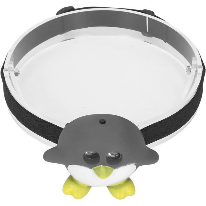 Lampe frontale enfant - VETOBIOL - Design animal mignon - 2 modes: constant et clignotant - Léger et portable