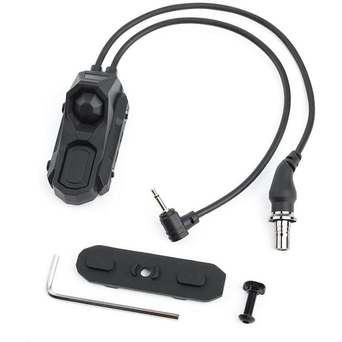 Interrupteur à pression double pour lampe tactique - Double commande - Compatible séries M300 M600 et PEQ DBAL