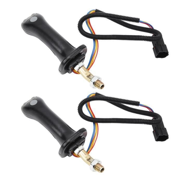 Poignées De Joystick Pour Pelle Doosan DH DX150 DX215 DX225 DX300 DX370 - 3 Boutons, 6 Broches, Alliage Aluminium ABS