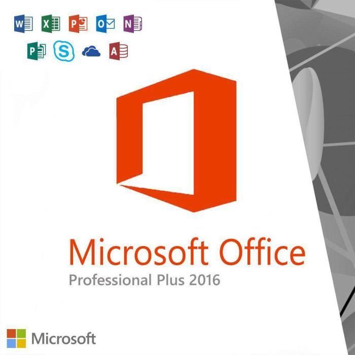 Office 2016 pro plus pour 1 PC à télécharger  Cdiscount