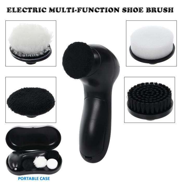 Polisseuse Chaussures Électrique - Kit Nettoyage & Cirage Pour Cuir, Portable, USB